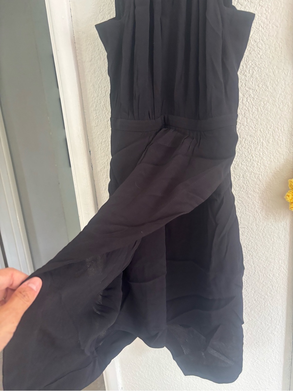 Anthropologie Black Halter Mini Dress - Picture 8 of 12